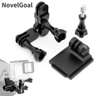 NovelGoal Action Camera Helmet Fixed Mount Base Adapter Aluminum for Gopro CS NVG Holder Photo Mobile Phone Holder