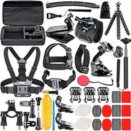 Others - MADELALU GoPro Hero 12/11/10/9 適用 50合1 套裝, 運動相機配件套裝, 防水矽膠保護套, 螢幕保護器