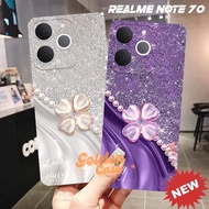 [96] Shockproof Realme Note 70 4G 2025 Latest bun9a gl1tter aesthetic case cute case cute case for g