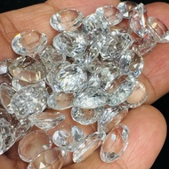 White Topaz Heart Shape 6x6 7x7 8x8 Mm Oval 8x10 7x9 7x5 Mm.