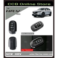HONDA HRV 2022-2024 Facelift Carbon Fiber Alarm Remote Key Cover Accessories