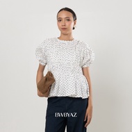 BWBYAZ - Pamela Shirred Blouse Shortsleeve