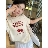 MERAH (Shipping within 24 hours) Short Sleeve T-Shirt Oversize T-Shirt |Korean Women's T-Shirt Lates