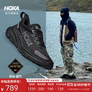 HOKA ONE ONE男女款秋冬挑战者7户外防水徒步鞋CHALLENGER 7 GTX 黑色/黑色-男款 42.5