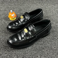 Miumiu繆繆黑色金幣樂福鞋 尺碼：36 碼