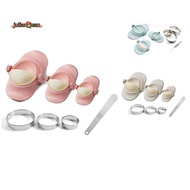 1 Set Empanadas Press Mold Maker Set Household Dumpling Mould Handmade Dumpling Mould , Pink