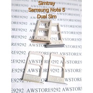 [LW] SIM Card Holder Slot SAM NOTE 5 Sim card Lock SAM NOTE 5 Simtray SAMSUNG NOTE 5 DUAL SIM sim ca