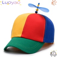 LUOYAO1 Snapback Hat Helicopter Propeller Rainbow Funny Sun Cap