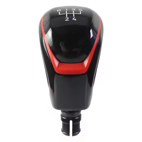 OB-For VW Golf 8 Manual Shift Knob Cover 5/6 Speed Genuine Leather Gear Shift Head