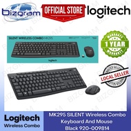 Logitech MK295 SILENT Wireless Combo Keyboard And Mouse - Black 920-009814 (1-Year SG Warranty)