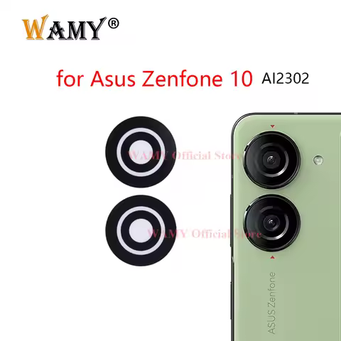 WAMY Rear Back Camera Glass Lens Replacement for Asus Zenfone 10 AI2302 With Adhesive Sticker