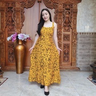 Dress Overall Anggun Pita Tali Belakang Backless Pantai aksen Pita By Habibi Bali