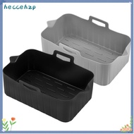 HECCEHZP Air Fryer Baking Tray, Rectangle Silicone Air Fryer Basket, Reusable Silicone Air Fryer Lin