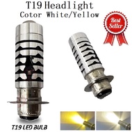 YAMAHA Ytx 125 150 MOTORCYCLE HEADLIGHT LED BULB T19 COLOR WHITE YELLOW 1PCS MOTORCYCLE ACCESSORIES