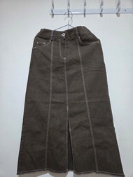 韓國名牌MOCI 韓國製,牛仔長裙