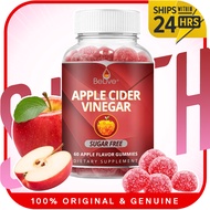 BeLive Apple Cider Vinegar Gummies - ACV Gummies Without Sugar I Detox & Cleanse Digestive Health