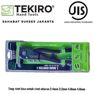 tang rivet tekiro hitam / hand rivet / alat tembak paku rivet