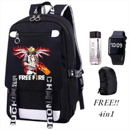 Free Fire Backpack - Free Fire Gaming Backpack - Free Fire Children's School Bag - Free Fire Charact