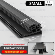 TPE Window Water Blocking Bar Windproof Waterproof Window Rain Blocker Strip