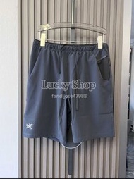 全新🌸Arc'teryx 始祖鳥 彈力速乾機能短褲 深灰