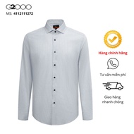 Men's Shirt G2000 Blue Long Sleeve