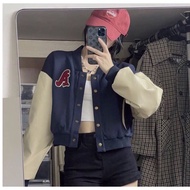 Varsity Jacket KOREAN STYLE Cropped BASEBALL Jacket | CROOPE B BASEBALL Jacket | Varsity Jacket A BA