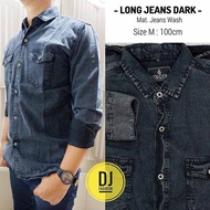 KEMEJA Long JEANS DARK SHIRT BY DJ