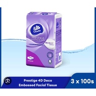Vinda Prestige 4D Deco Embossed Facial Tissue ( 3x100s)