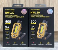 🔥全新行貨現貨🔥Nitecore NWL20 USB-C 充電 600 流明 LED Work Light 磁吸 工作燈
