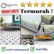 Tikar Getah Termurah 5 Kaki x 0.4mm PVC Vinyl Carpet Flooring Rug Mat Home Decor Canopy Karpet Velvet Toto Khemah Kanopi