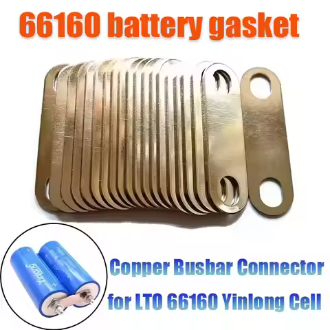 12V Battery Busbar Copper Connecter for 2.3V 66160 40Ah 45Ah Lithium Titanate LTO Battery Use in 72V