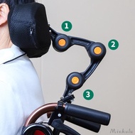 [Miskulu] Wheelchair Fixed Headrest Detachable Neck Pillow for Lounge Travel Seniors