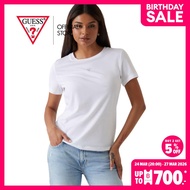 GUESS WOMEN เสื้อยืด รุ่น W5GI09K5JK1 สีขาว