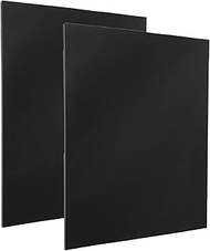 DARENYI Black ABS Plastic Sheets 1/8 Thick Plastic Board Sheet Flexible Than Plexiglass Sheet Moldable Than Acrylic Sheet Moldable Plastic Sheets for Craft Fender Liner, Home Decor etc(16 x 12'')