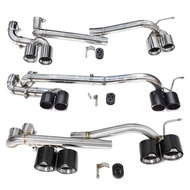 Exhaust Pipe For BMW E90 E92 E93 325i 330i Tuner M3 M4 Bumper Exhaust Tailpipe Muffler Exhaust Syste