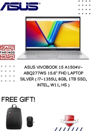 Asus VivoBook 15 A1504V-ABQ277WS 15.6'' FHD Laptop Silver