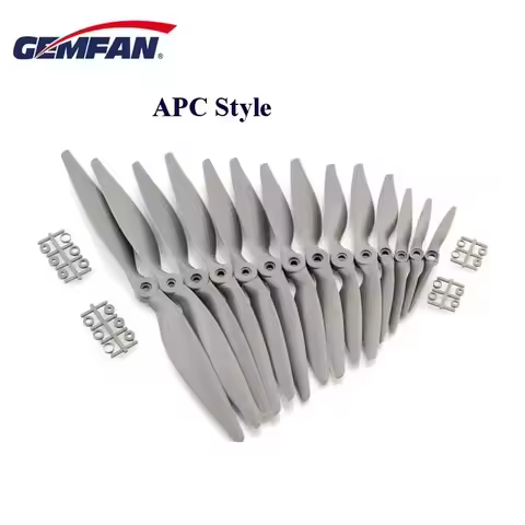2pcs Gemfan Apc Nylon Propeller 5x5/6x4/7x5/8x4/8x6/9x6/10x5/10x7/11x5.5/12x6/13x6.5/14x7/16x8/17x10