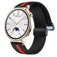 Geekthink 18 20 22mm khóa nam châm Silicone dây đeo cho Samsung Galaxy Watch 6 5 4 40/44mm cho đồng