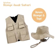 Children's Hiking Vest / Children's Safari Vest / Mountain Vest