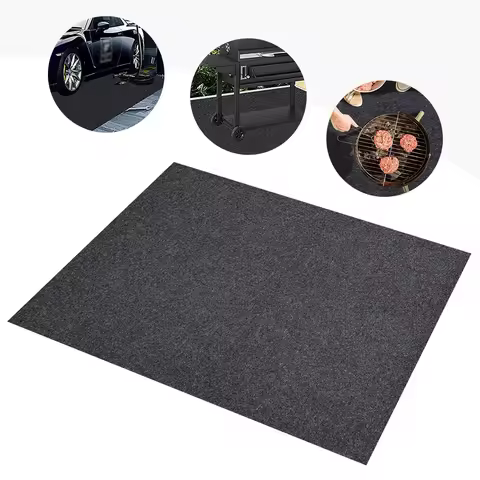 188*183cm Hot Tub Mat Thick Felt Pads with Waterproof PVC Backing Non Slip Protective Flooring for G