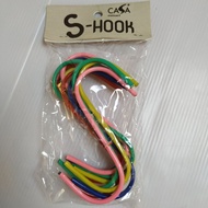 5pcs 11cm Colourful S Shape hook stainless steel hanger multipurpose use hook