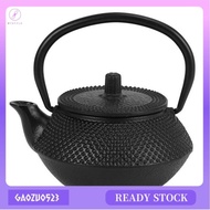 [gaozuo523] Iron Tea Pot Cast Iron Pot with Stainless Steel Infuser Cast Japanese Iron Teapot Oolong Tea Puer Tea Tea Kettle 300ML