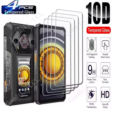 4PCS 9H HD For Ulefone Armor 30 Pro Screen Protective Tempered Glass ON Armor30Pro Armor30 30Pro 6.9