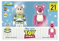 Happy賞 Disney/Pixar BE@RBRICK  雙人盒賞 BE@RBRICK 100% 雙人組(含珠鍊)- 反斗奇兵 玩具總動員 巴斯光年 勞蘇[平行進口]