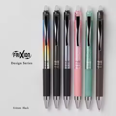 1pcs 2023 New PILOT Frixion Erasable 0.4mm Gel Pen Friction Button Rollerball 0.5mm Multifunction Pe