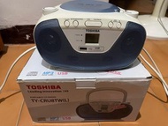 TOSHIBA手提式USB.CD音響(二手）