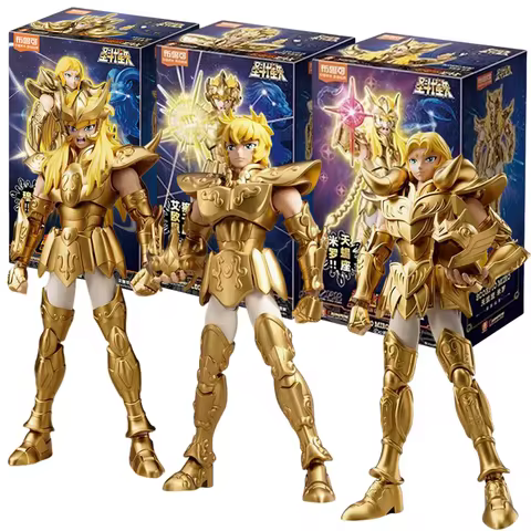 Original Blokees Saint Seiya Saint Seiya-Milo Saint Seiya-Mu Saint Seiya-Aiolia Assembling Building 
