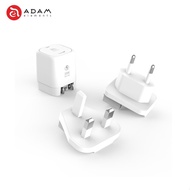 [ADAM ADAM Elements] OMNIA P3 USB-C 33W Mini Fast Charge Power Supply With Universal Adapter
