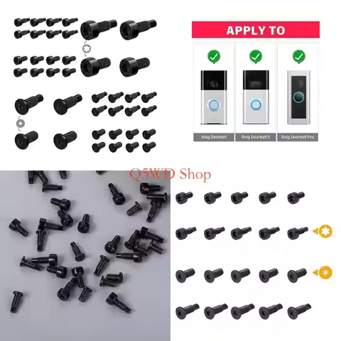 Q5WD T16 Doorbell Security Screws Accessories s Doorbell Screws 20 Pack