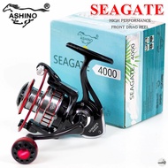 รอกตกปลา ASHINO SEAGATE อาชิโน่ ซีเกท น็อปแต่งสุดเท่ส์ ใช้งานลื่นๆ